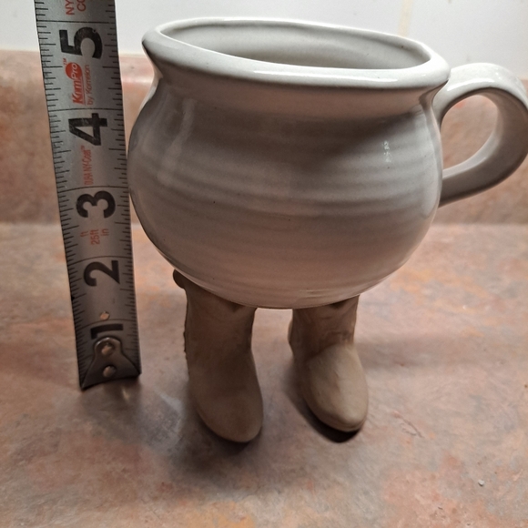Vintage Muddy Waters Cowboy Boot Ceramic Cup Pottery Mug 5" 1994 - Picture 11 of 11